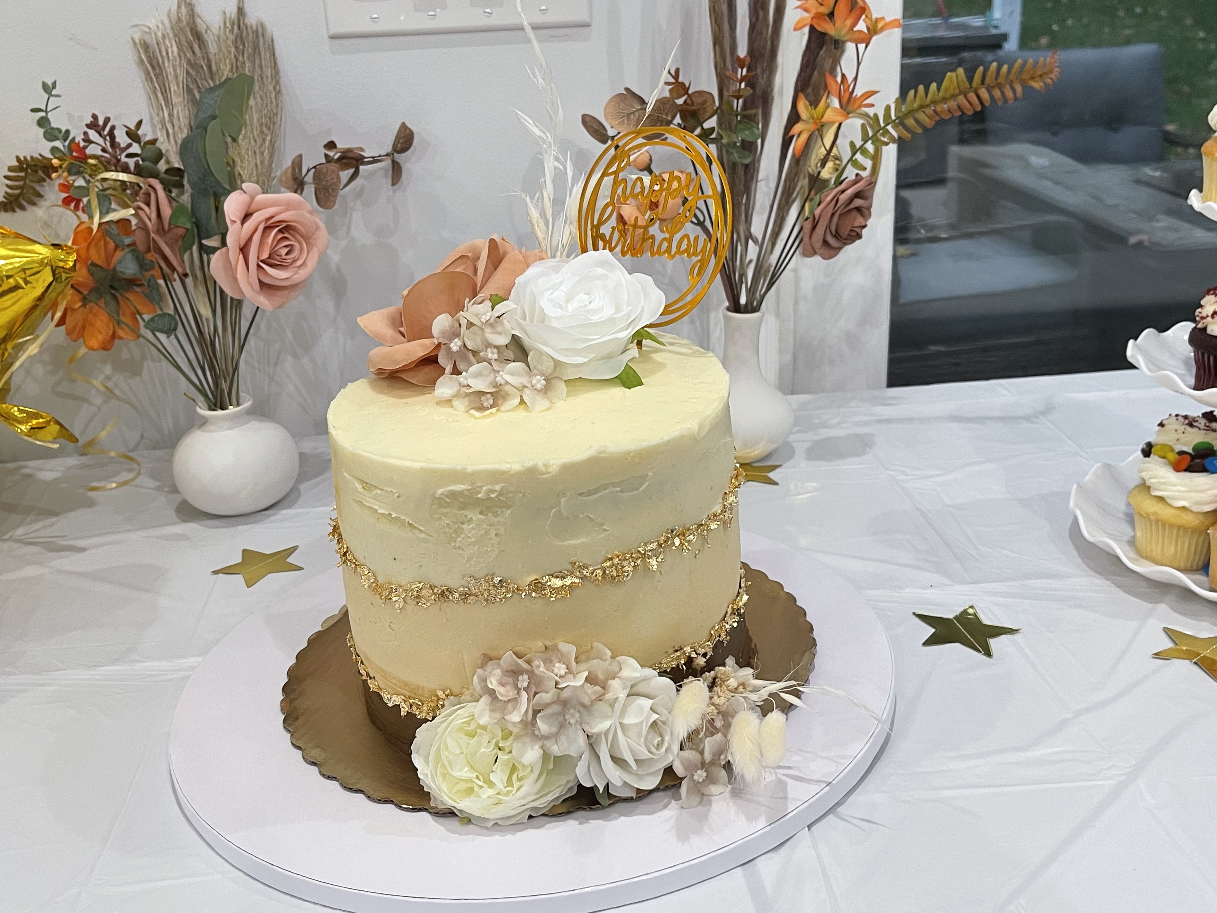 Autumn Birthday Cake